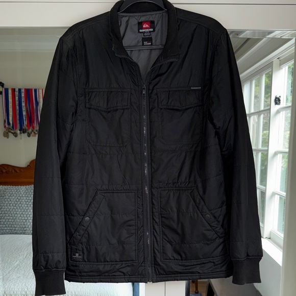 Quiksilver Quiktech Men's Black Lightweight Jacket - Picture 2 of 5